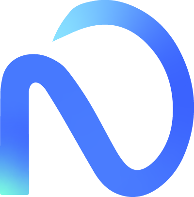 Logo of NovaNote, an icon of a gradient letter N
